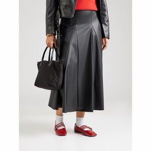MM by Max Mara Nocera Faux Leather Midi Skirt